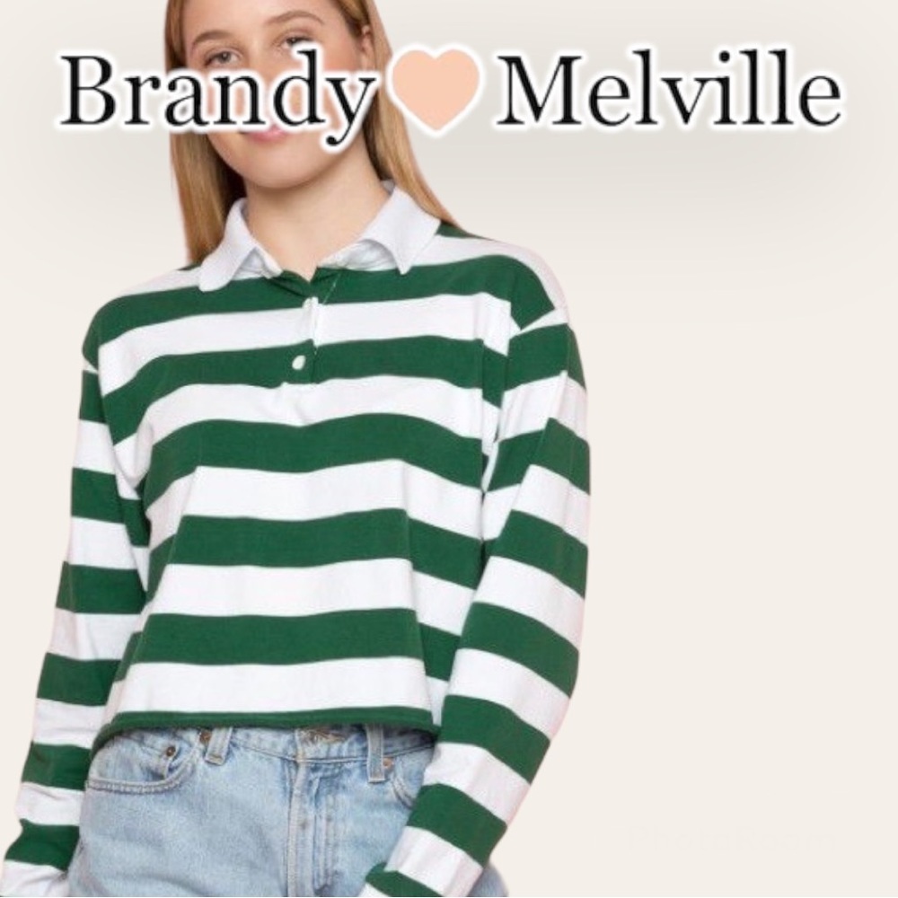 Brandy Melville striped collar
